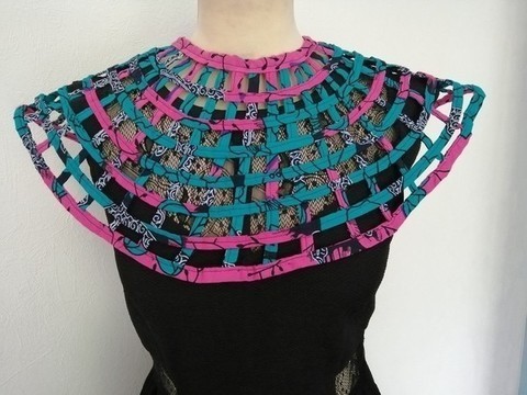 Wax cape necklace