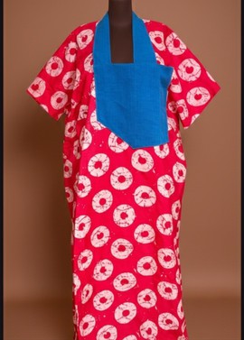 Vibrant Floral Printed Kaftan