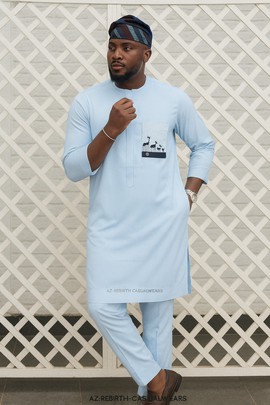Embroidered men's kaftan