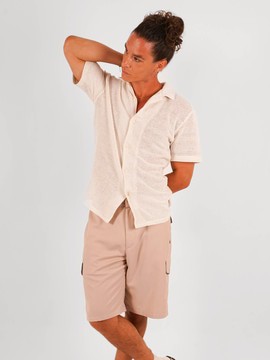 Bermuda gabardine beige