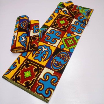 Kente Wax Fabric 6 yards/African Fashion/ African fabric/ African dress