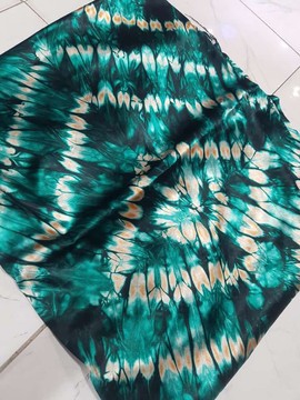 4 Yards Adire Silk Fabric, Nigeria Tribal Dashiki, Nigerian Wedding Dress, Adire Tie Dye Fabric