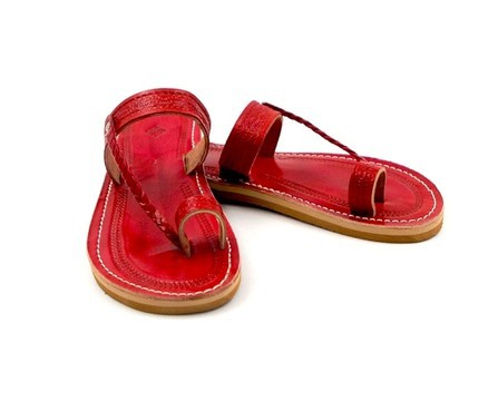 BIG SALE! Genuine Leather Sandals Simply and Pratical Handmade By Cuiroma Craftsmen in Morocco