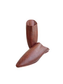 Handmade original leather slipper