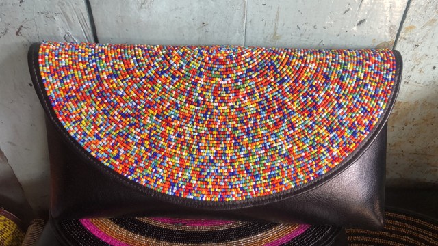 Beaded Clutch bag/evening purse/beaded purse/handmade beaded clutch bag