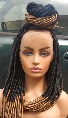 Braids wig,wig for black women,faux locs,free shipping