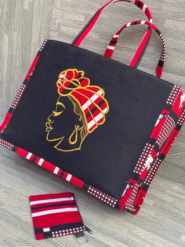Afrocentric tote bag set