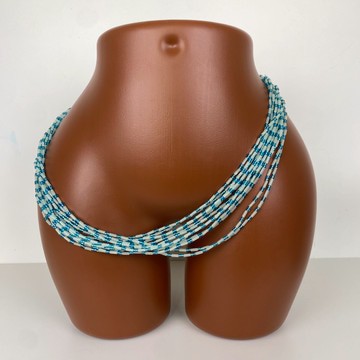 Bayas Lumineux en bleu , perle de taille fluorescente , perle de hanche lumière , bayas éclair