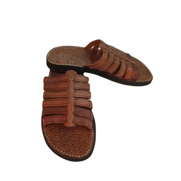 Men's sandal in genuine leather