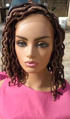 Bob locs, Faux locs, full wig