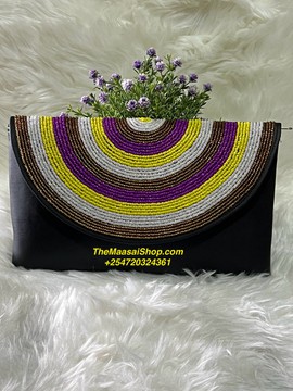 KENYAN BEADED CLUTCH BAG