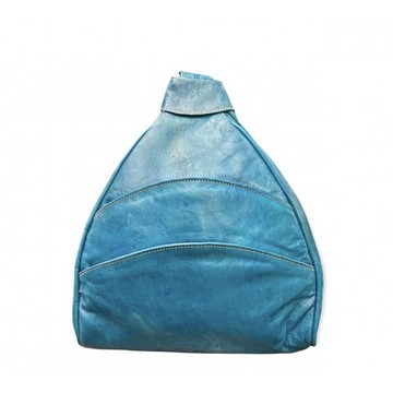 100% handmade high quality genuine leather backpack.