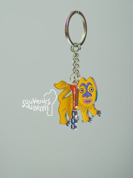 King Glèlè Coat of Arms Keychain