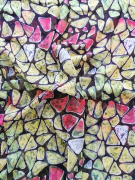 African wax fabric fluid silk fabric MOTIF: BOGOLAN