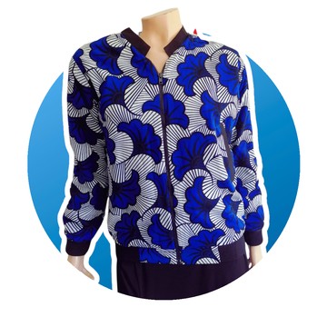 Bombers avec intérieur polaire afro touch mixte "fleur de mariage"