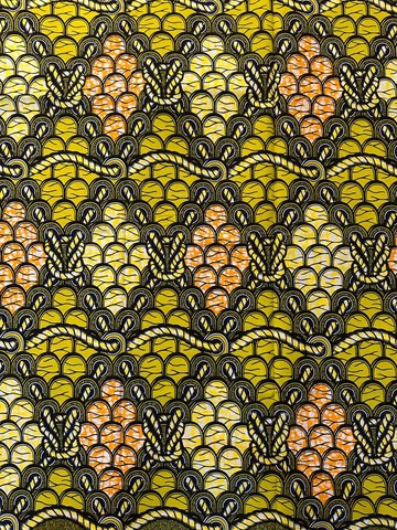 100% cotton African wax fabric