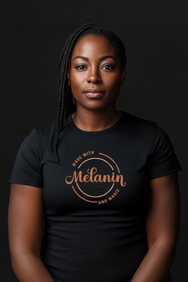 T-shirt - Made with Melanin and Magic