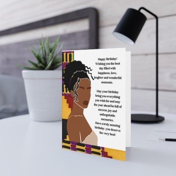 Happy Birthday Wishing You The Best Day Card | Birthday Greeting Card for Her