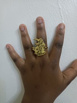 Rhino Brass rings, African brass rings, boho rings, statement rings, ankh Brass rings