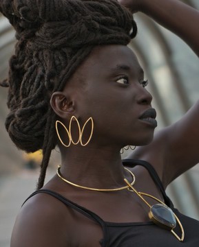 Magnifiques boucles d'oreilles « Grande Fleur »