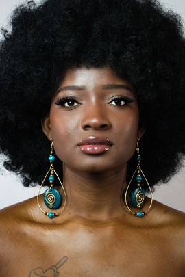 Boucles d’oreilles “Naya” – Coco &amp; Laiton
