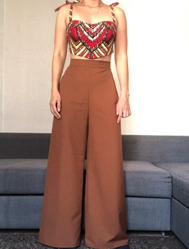 Ensemble pantalon et corset