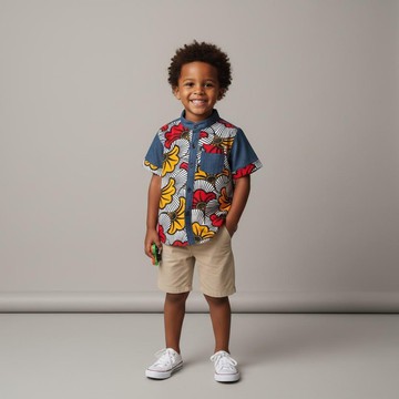 Chemise Enfant Wax &amp; Jean – MPESA DENIM(2-12 ans)