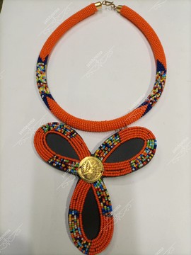 Collier femme perlé, tour de cou Maasai, collier de perles africaines, collier moderne
