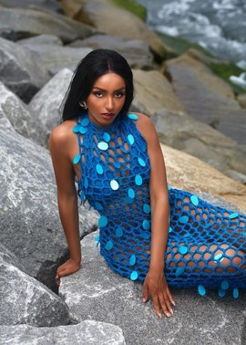 LA ROBE WAWA BLEU T