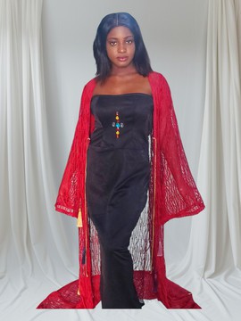 Robe bustier pour femme Kenaya et kimono orné pour les mariages/occasions spéciales/grandes tailles