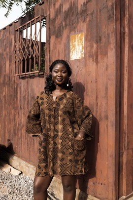 Cocoa Season Bogolan Cloak (Pre-Order)