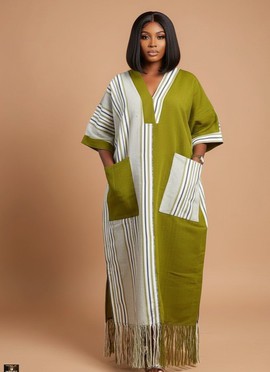 Lola Aso-Oke Maxi Kaftan