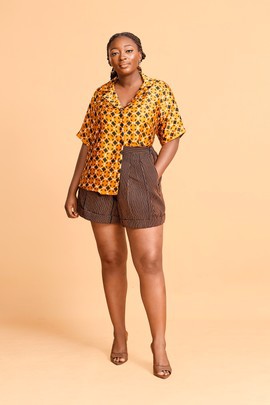 BALI ASO-OKE SHORTS ORANGE