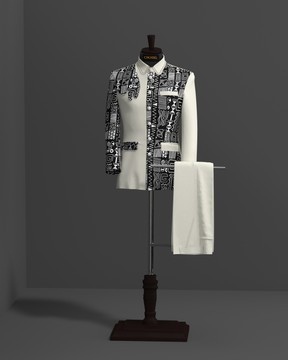 KAPL Print Safari Suit