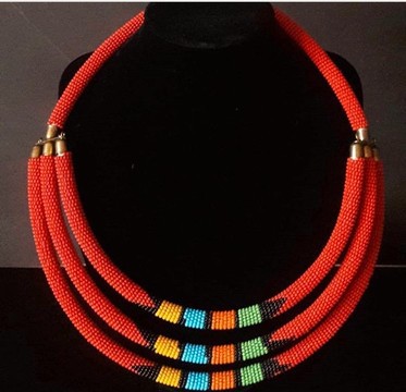 Collier / collier de perles / collier africain / cadeau pour elle / collier africain / perles zoulou