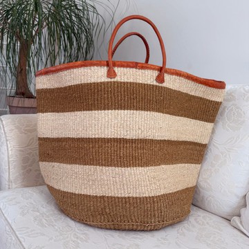 XL 14 inch Sisal handmade basket bag