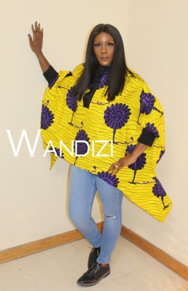 African Print Batwing Top, Ankara Top, Ankara Blouse