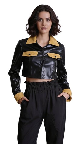 jeans jacket with ankara patches