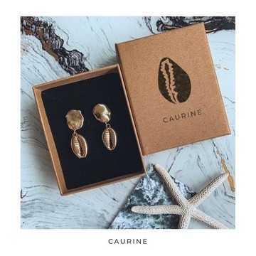 Caurine - Earrings fully gold plated 18k