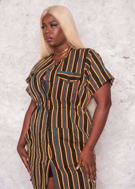 Bulsa Cinched-Waist Dress