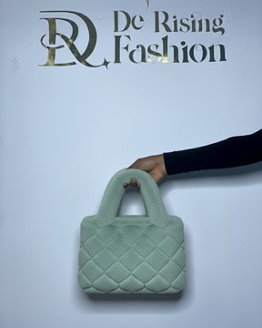Sac à bandoulière vert duveteux