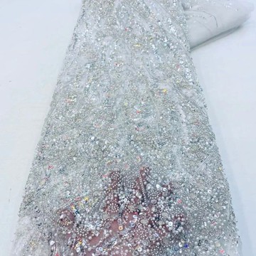 Beaded luxury lace   (5 yards )