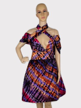 Ankara Infinity Midi  Dress