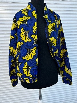 Bombers pour femme avec poches invisibles - Bombers en Wax fleur de mariage