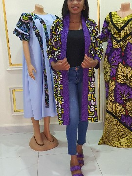 adaku kimono jacket Ankara kimono