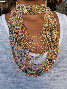 Femmes Masaï Africaines Midlock Multicolore