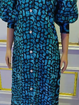 Debimpe long shirt dress, Ankara fabric