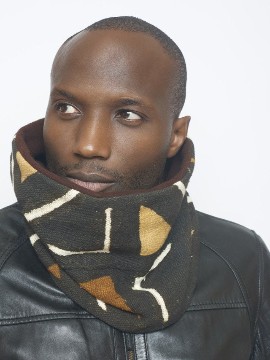 Bogolan neck warmer