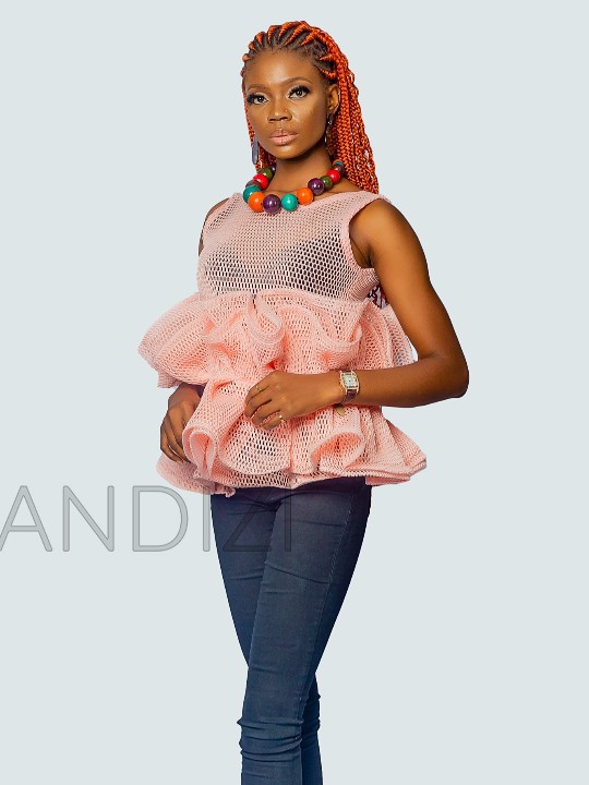 Beautiful Butterfly Peplum Top, African Peplum Top, African Print Peplum Top,