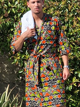 Peignoir bogolan woodin 1